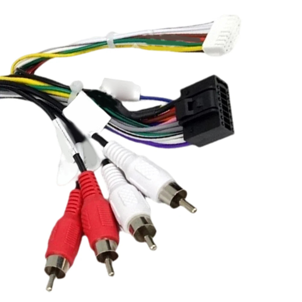 16-Pin Automotive Harness Adapter and CAN Bus Decoder Box for Aftermarket Audio Installation in For Fiat For Doblo Vehicles Oasis Select