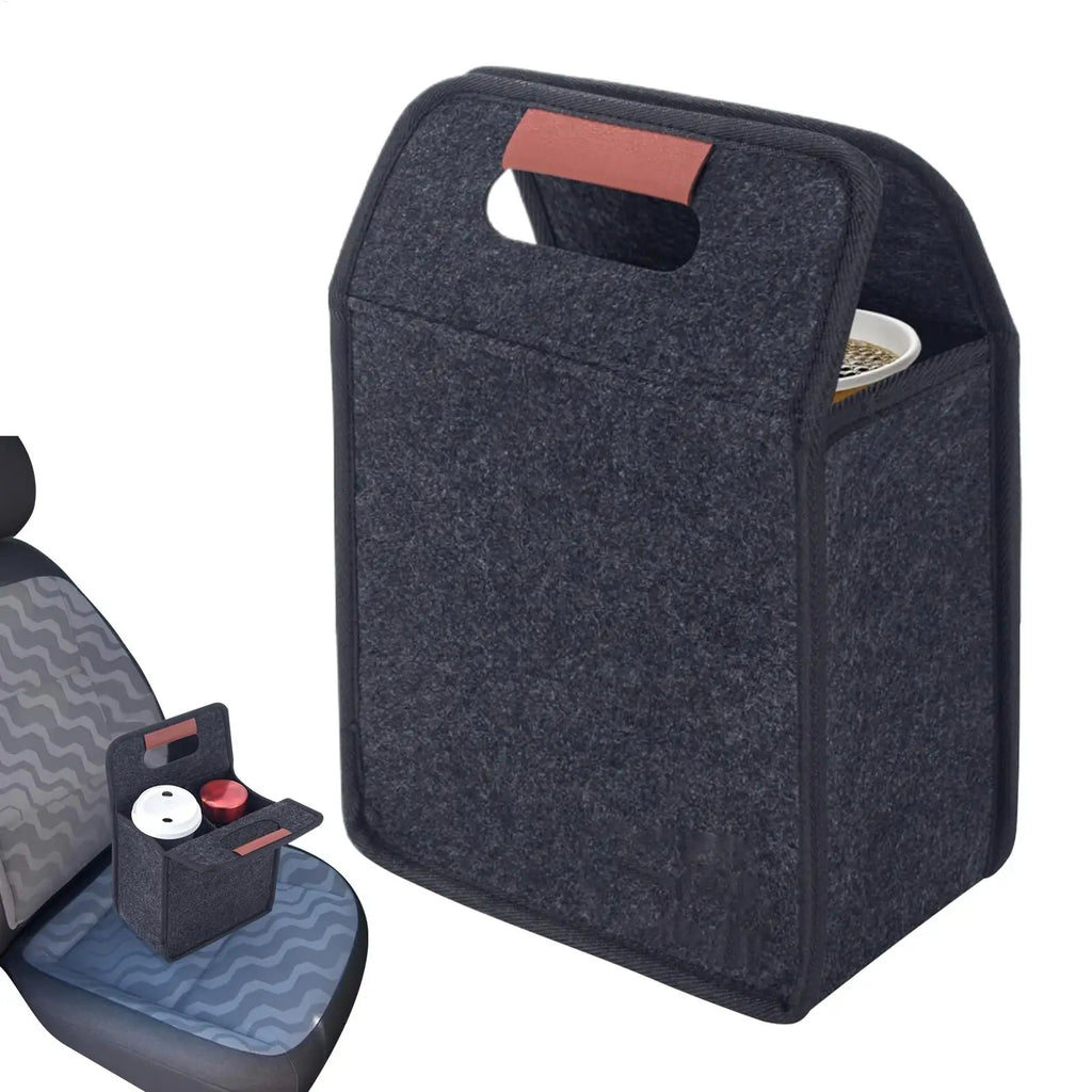 Drink Carrier Reusable Drink Cup Carriers with Handles Foldable Tote Bag Felt Foldable Portable Coffee Mug Handbag for Travel Oasis Select