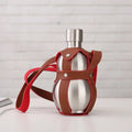 Portable Hip Flask Wine Jug Gourd Bottle, 500ml 1500ml 2500ml Water Stainless Steel for Outdoor Boating Bday Accessories Gift Oasis Select 500ml