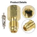 R32 Left-Handed 1/4 SAE Internal To 1/4 External Thread Adapter For R32 And R454B Canisters For HVAC Mini Split Vacuum Adapters Oasis Select China Mainland