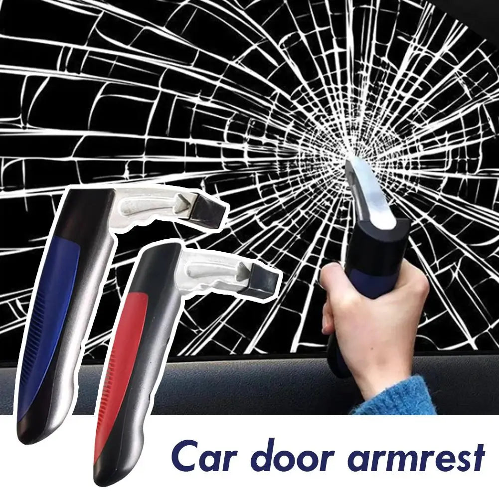 Car Handle Cane Vehicle Door Grab Bar 2 in 1 Non-Slip Window Breaker, Stand Assist Mobility Tool for Elderly Kids Safety Oasis Select