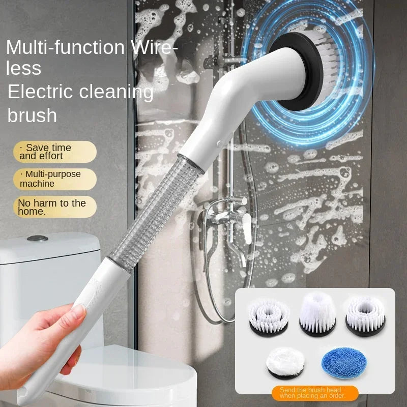 New Style Electric Cleaning Brush 5 in 1 Electric Multi-functional Home USB Automatic Cleaning Brush for Kitchen & Bathroom Oasis Select