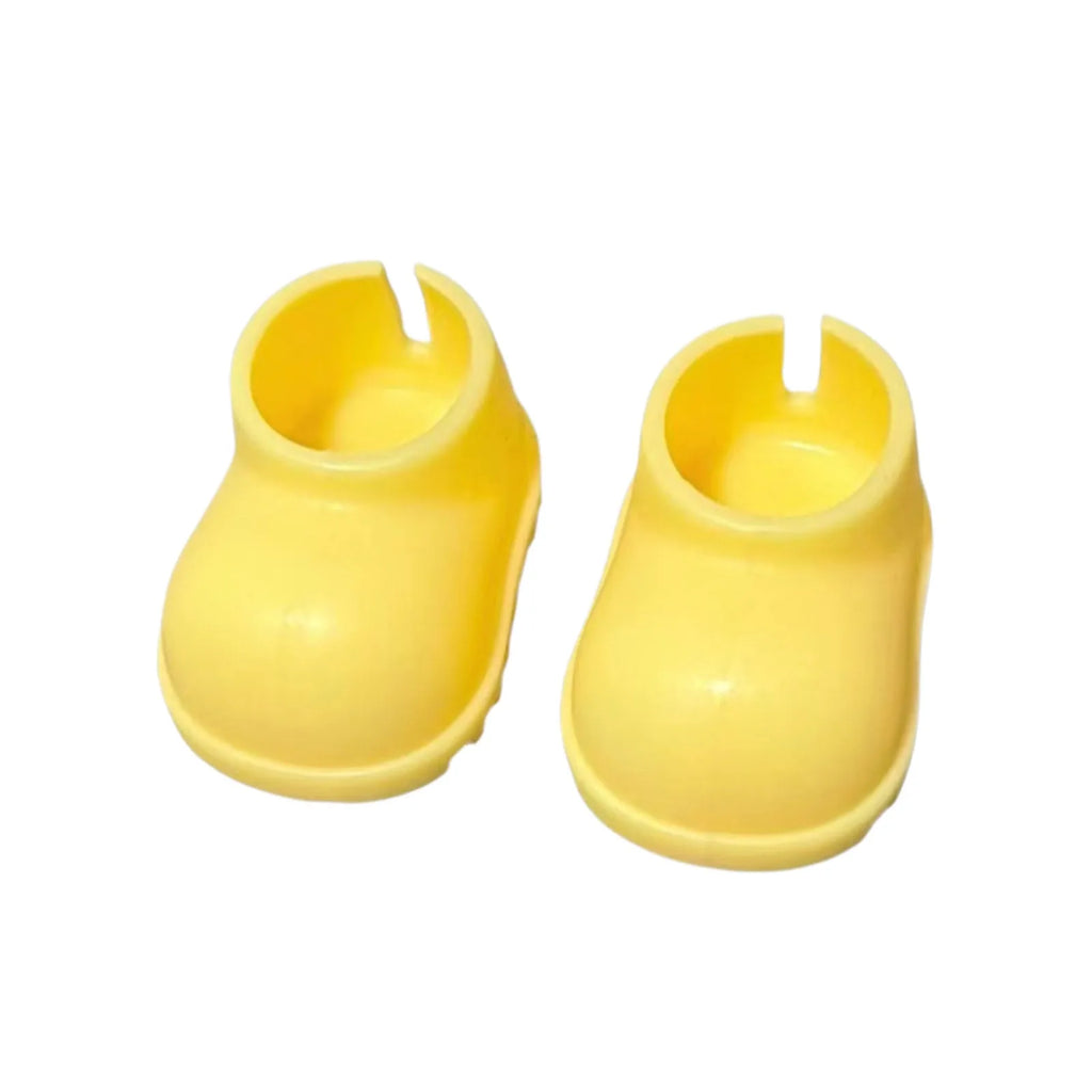 New Hand-made For 17CM Labubu Doll Shoes Dressing Replacement DIY Doll Leather Shoes Multiple Styles Doll Accessories Doll Toys Oasis Select Yellow One Size