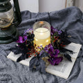 Halloween Dark-Style Candle Holder Wreath | Table Decor