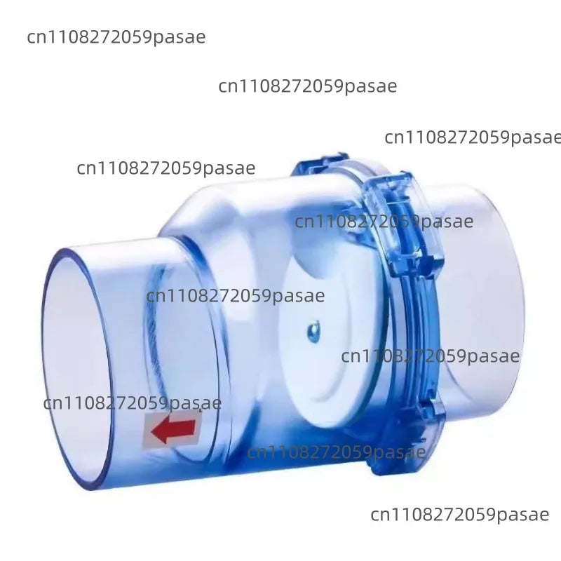 Transparent Magnetic Check Valve – 50mm Anti-Backflow Pipe