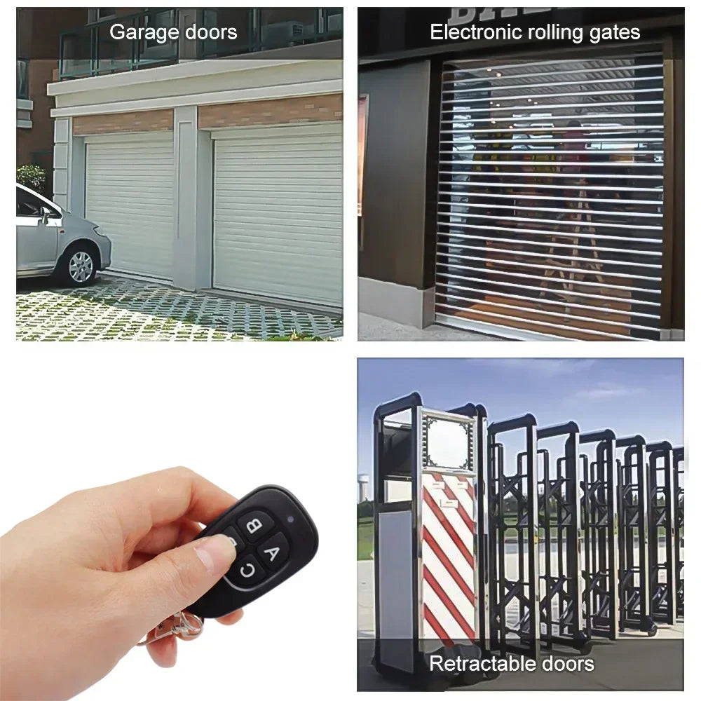 10pcs Remote Control 433mhz Car Key Garage Door Gate Opener Controller Duplicator Clone Cloning Code Oasis Select
