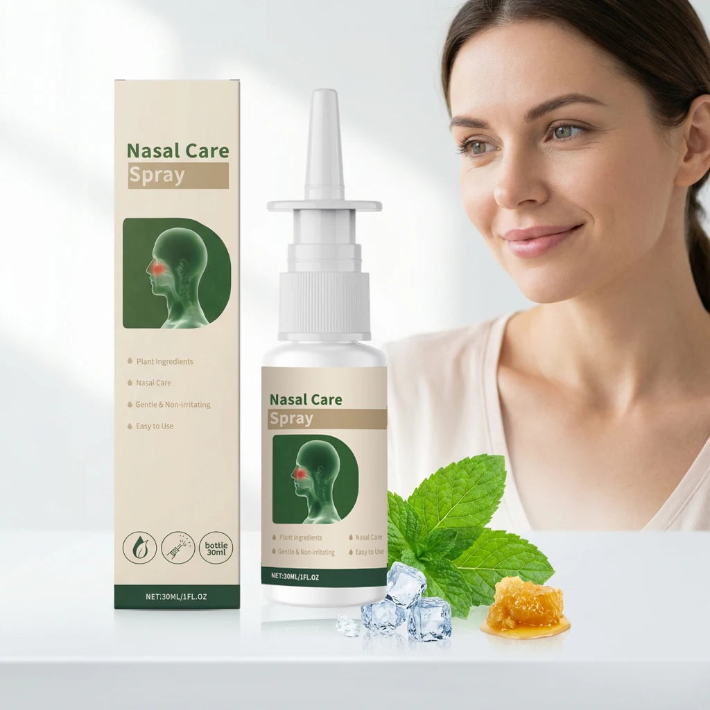 Nasal Cleaning Spray Relieve Nasal Cavity Congestion Soothing Mucosa Remove Pollution Dirt Plant Formula Cleanse Nose Care Tool Oasis Select