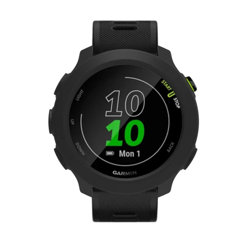 Silicone Case Cover for Garmin Forerunner 55 & 158 | Clear Bumper Smartwatch Case Cover Oasis Select