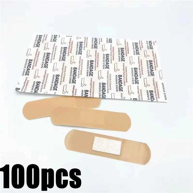 100/200/300Pcs Band-Aid Breathable Adhesive First Aids Medical Bandages Patch Cushion Wound Hemostasis Stickers Oasis Select 100pcs