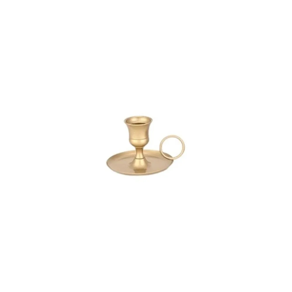 Retro Metal Candle Holder European Style with Handle | Centerpiece
