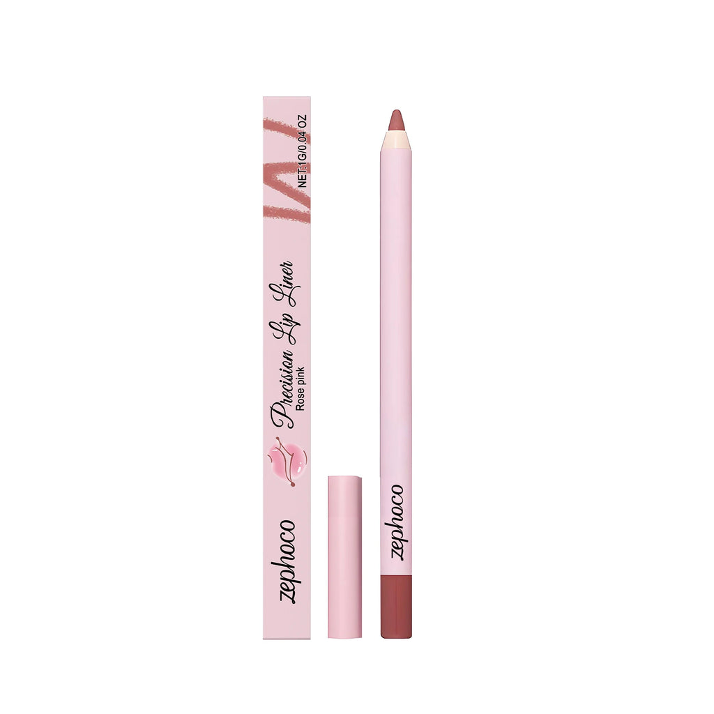 High Pigment Lip Liner Pencil Waterproof & Long-Lasting Lip Liner Defining Lip Shape Creamy & Smooth Lip Pencil Plumping Effect Oasis Select Rose Pink