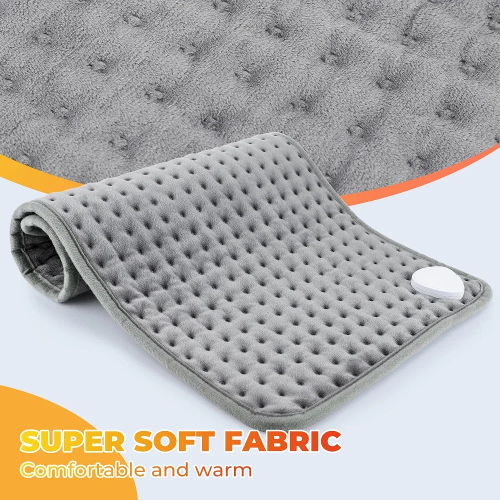 AFDEAL Electric Heated Blanket Pad – 9 Heat Settings & Timer