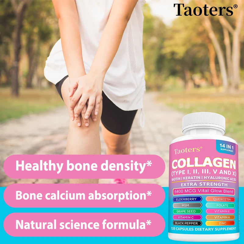 Multi Collagen Capsules – Biotin, Keratin & Hyaluronic Acid