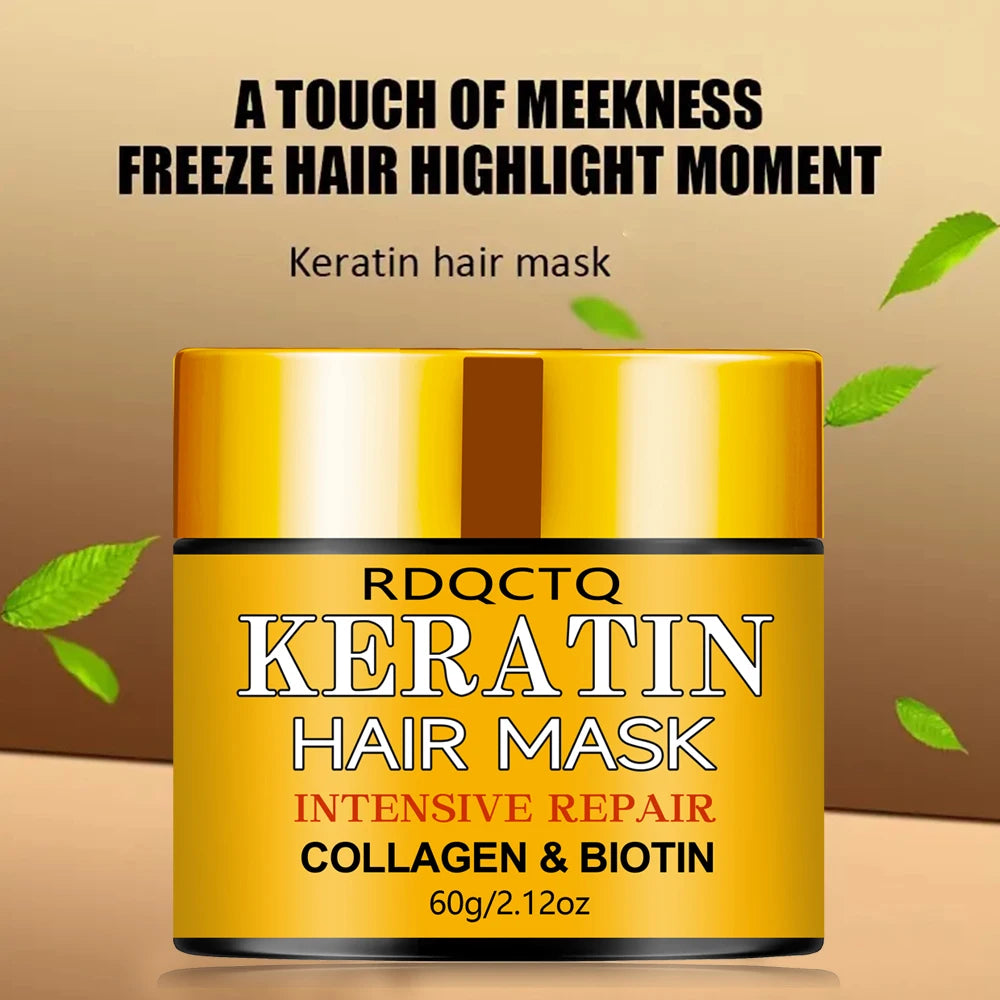Biotin Collagen Keratin Hair Mask Conditioner – 30/60g Hair Mask Conditioner Oasis Select