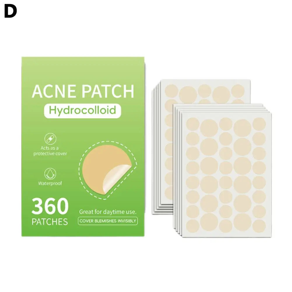 Large Hydrocolloid Pimple Patches – 200/262 Pc Face & Body Acne Pimple Patches Oasis Select D-360pcs