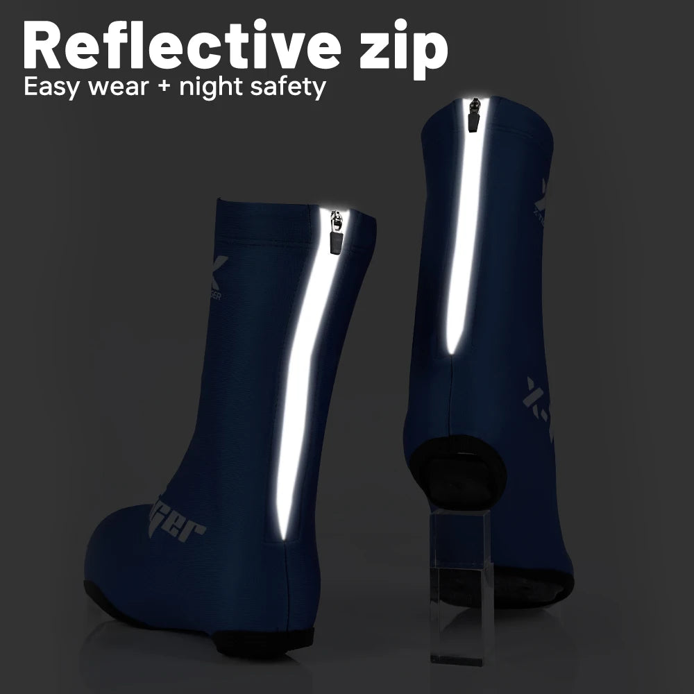 X-TIGER Winter Cycling Shoe Covers Warmth Windproof Bicycle Riding Boot Covers Multi-color for Men And Women Oasis Select