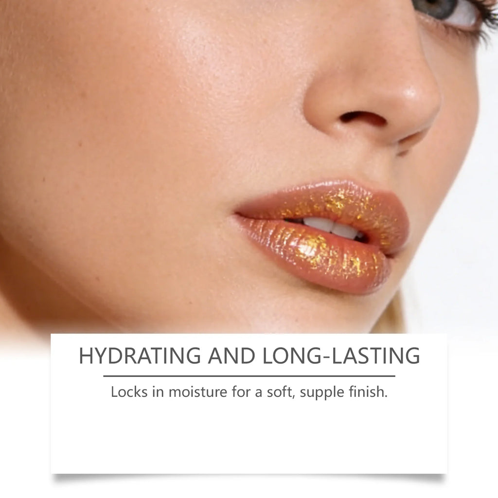 Gold Foil Color-Changing Lip Balm – Glossy & Moisturizing Color-Changing Lip Balm Oasis Select