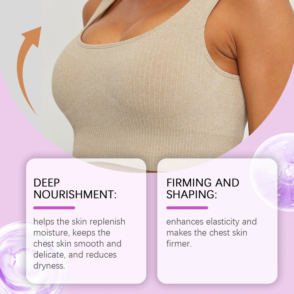 Firming and Plumping Breast Serum - Lifting, Moisturizing and Enhancing Elasticity Nourishing Massage Breast Care Essence Oasis Select