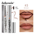 Peel Off Lip Stain Magic Lips Tattoo Long Lasting Waterproof Smudge Proof Transfer Proof Cosmetic Matte Lip Liner Pencil Oasis Select 3brown