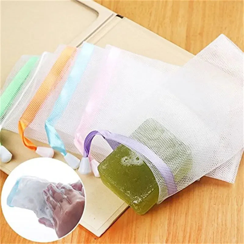 Soap Foaming Net Bag | Mesh Bubble Maker 10 Pack Soap Foaming Mesh Bag Oasis Select