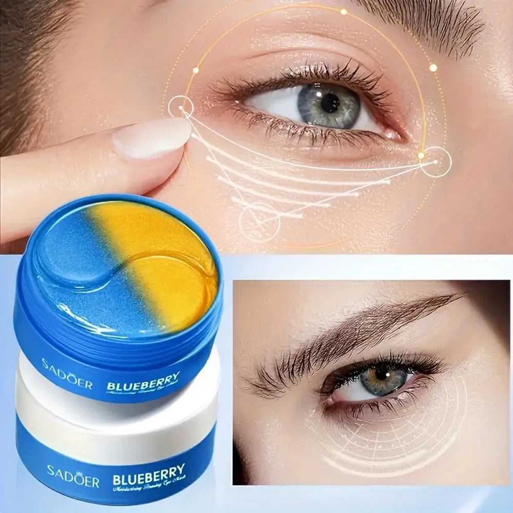 Blueberry Tightening Eye Mask – Moisturizing & Hydrating Eye Treatment Mask Oasis Select