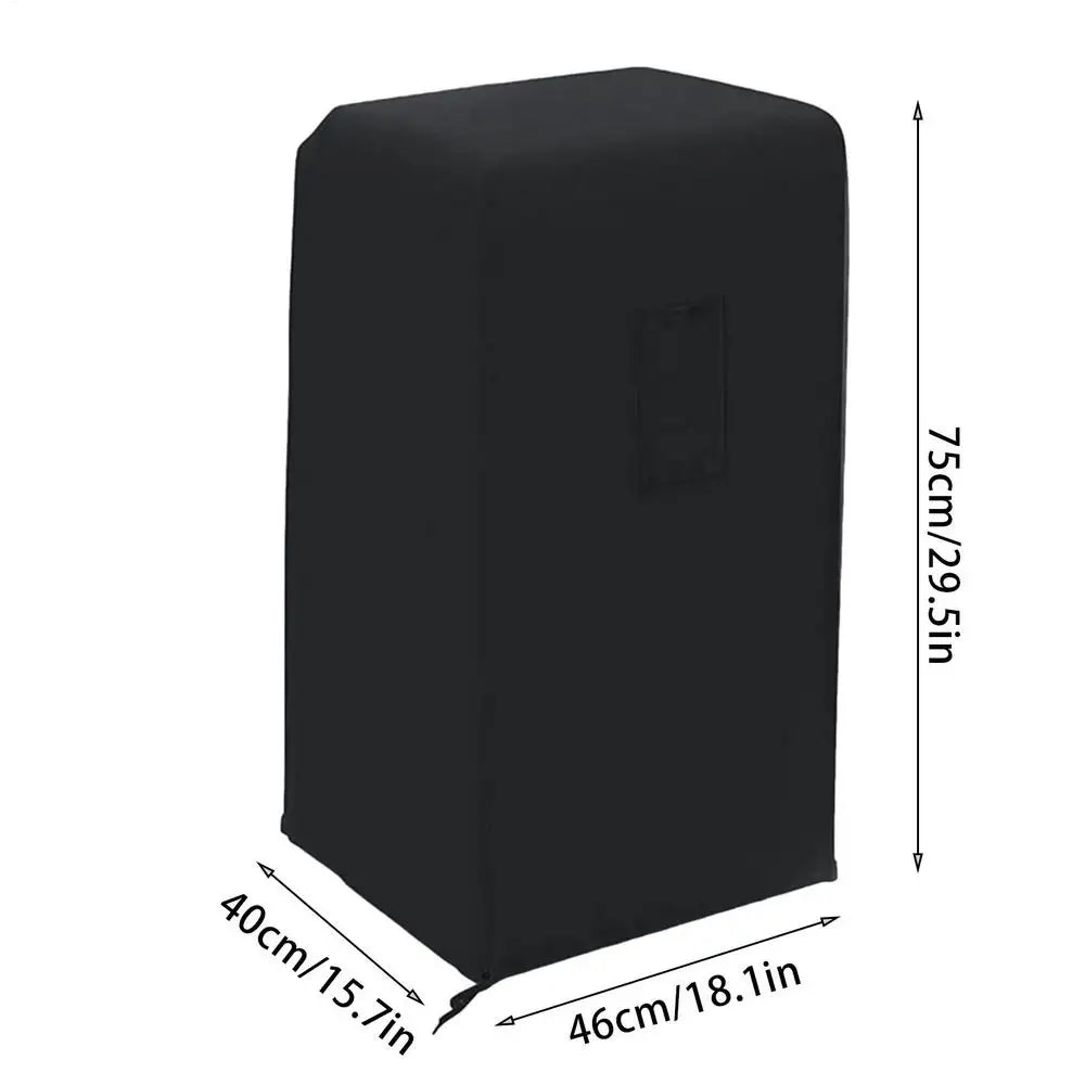 AC Unit Cover Mobile Air Conditioning Dust Cover 15.7 x 18.1 x 29.5 Inch Waterproof Protector for Condenser Compressor Indoor Oasis Select Black
