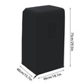 AC Unit Cover Mobile Air Conditioning Dust Cover 15.7 x 18.1 x 29.5 Inch Waterproof Protector for Condenser Compressor Indoor Oasis Select Black