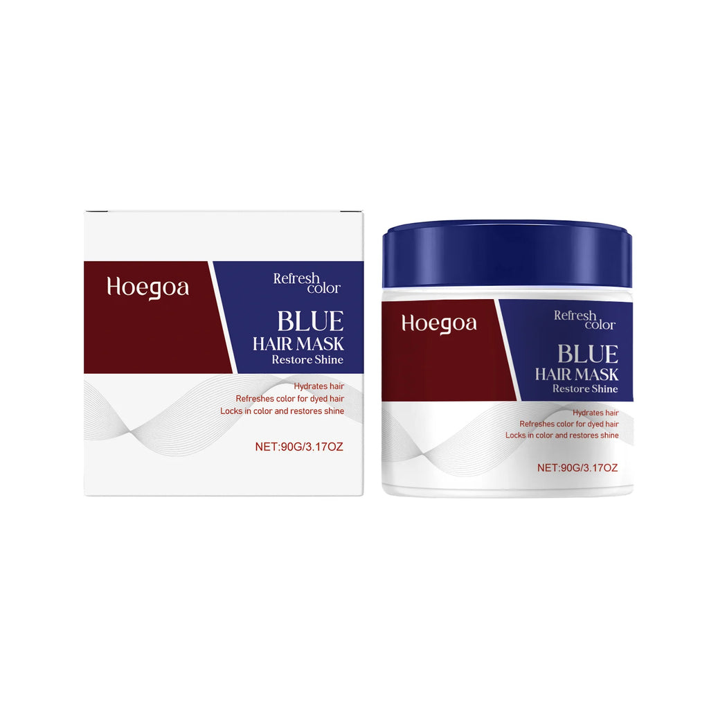 Color Depositing Hair Mask – Toning Nourishing Conditioner Color Depositing Mask Oasis Select Blue