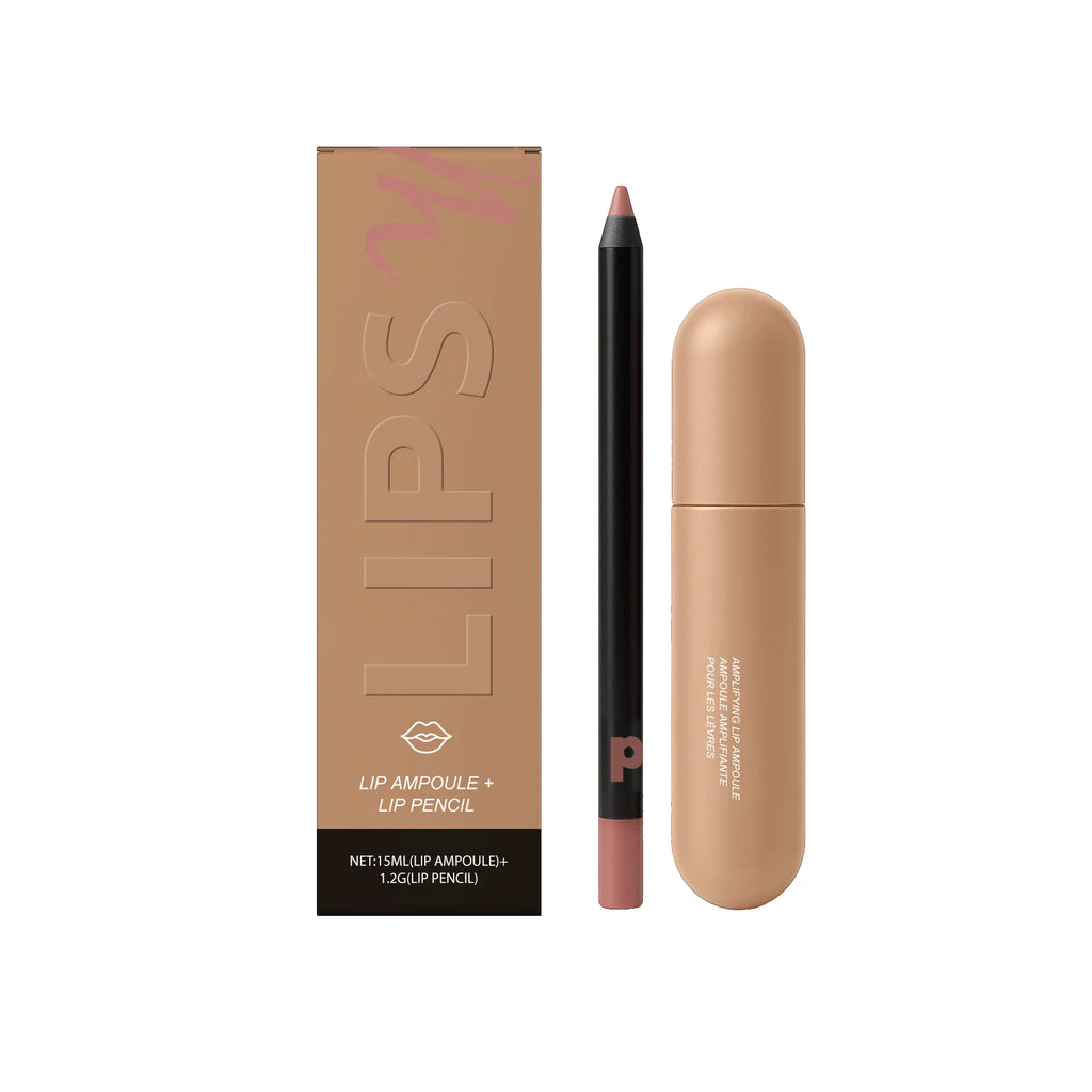 Nicotinamide Lip Serum & Lipliner Kit – Plump & Moisturize Lip Serum Kit Oasis Select Vanilla Latte