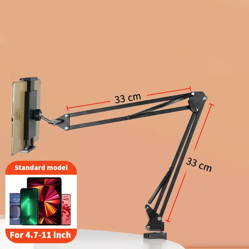Tablet Holder for Bed with 90cm Metal Arm 360° Rotating Bed Tablet Mount Stand For iPad Stand 4.5~11 Inch Phone Tablet Bracket Oasis Select Standard model