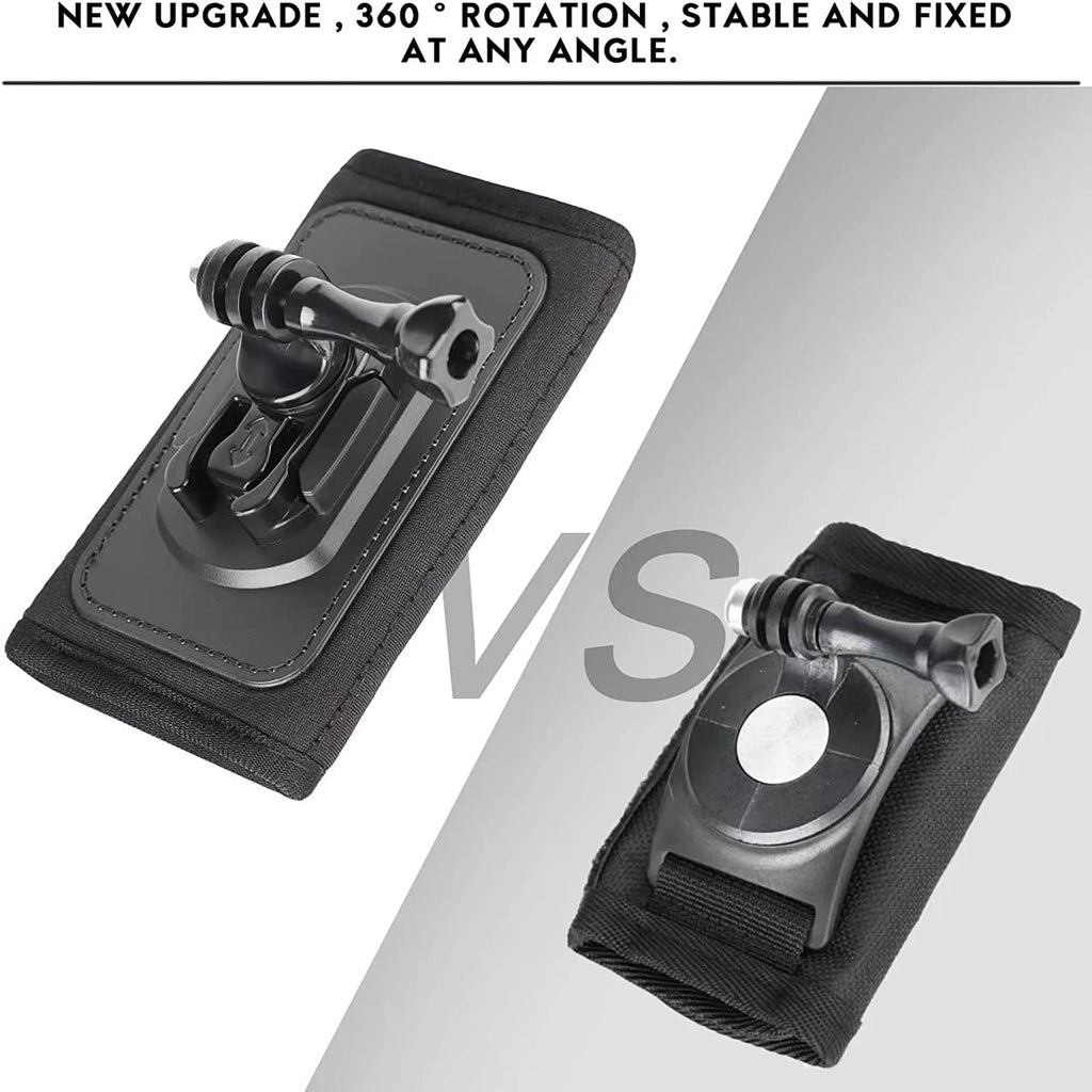 360° Backpack Shoulder Strap Mount for GoPro & Action Cameras