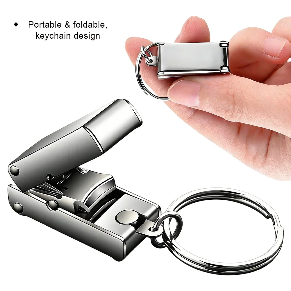 1pcs Nail Clippers Collapsible Portable Travel Fingernail Nail Scissors Cutter Stainless Steel Manicure Tools Oasis Select