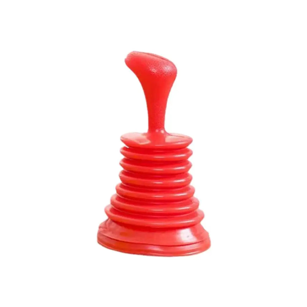 Heavy-Duty Toilet & Sink Plunger – Bellows Drain Dredge Tool