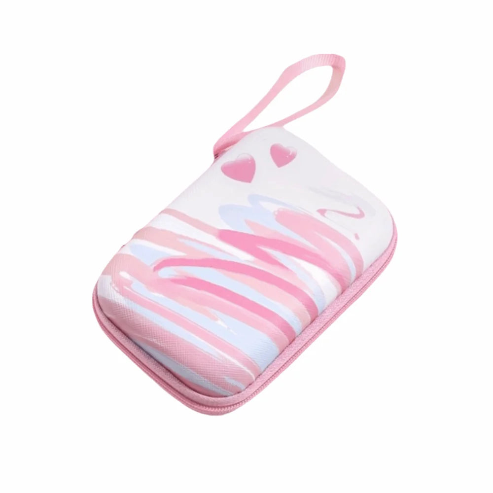Leopard Print Hard Shell Cable & Gadget Organizer Pouch