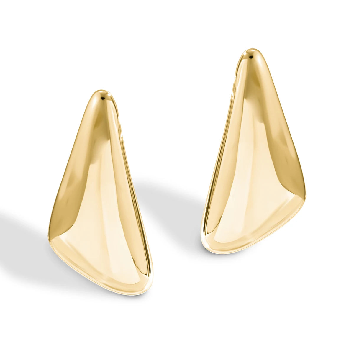 Ingemark Vintage Punk Smooth Metal Stud Earrings Women 2024 Trend Goth Geometric Piercing Earrings Ear Jewelry Accessories Gift Oasis Select