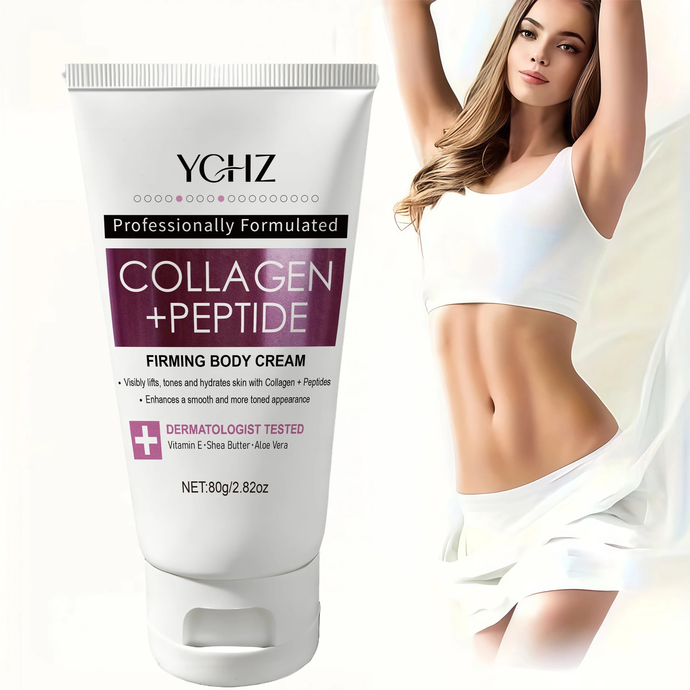 Collagen & Peptide Moisturizing Body Lotion with Vitamin E – 80g