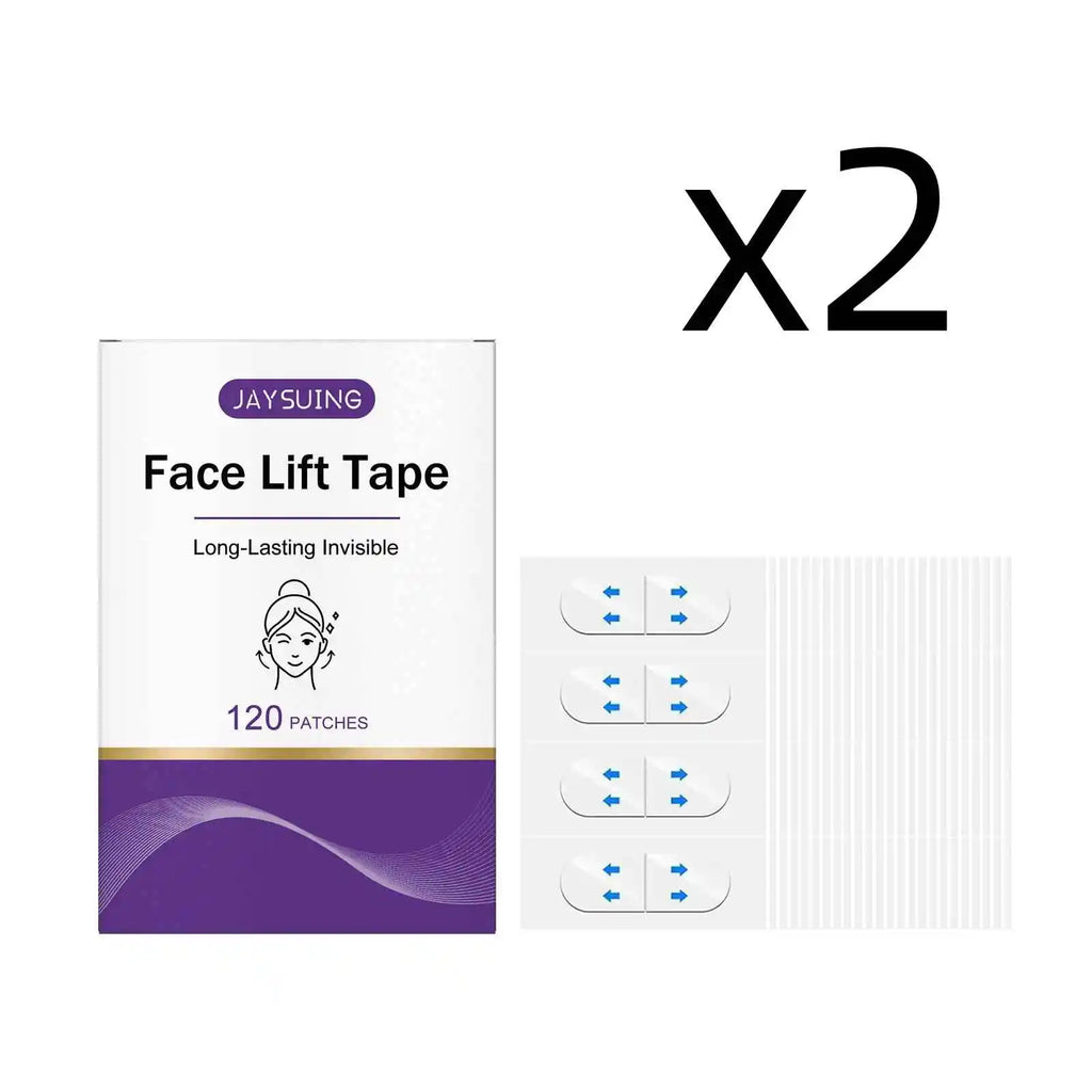 Invisible Firming Face Tape Moisturize Hyaluronics Acid Tighten Skin Remove Wrinkles Anti-Sagging Thin Face V-Face Lifting Patch Oasis Select 2x120 Patches 120 Patches
