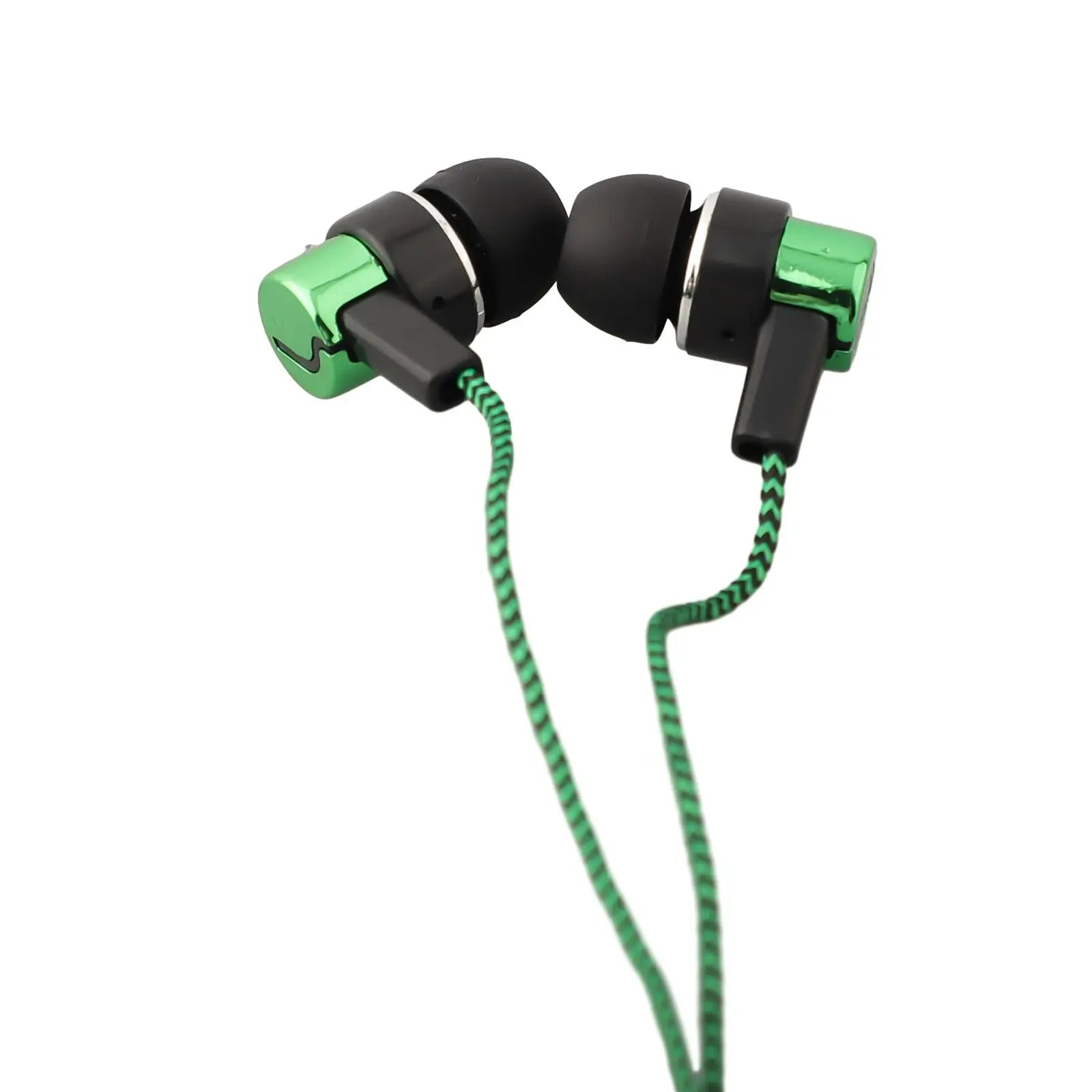 3.5mm In-Ear Wired Headphone 2 Basic Box Bass Stereo Earbuds Mobile Headphone Noise Cancelling Superb Bass Stereo Earphone Oasis Select Is green