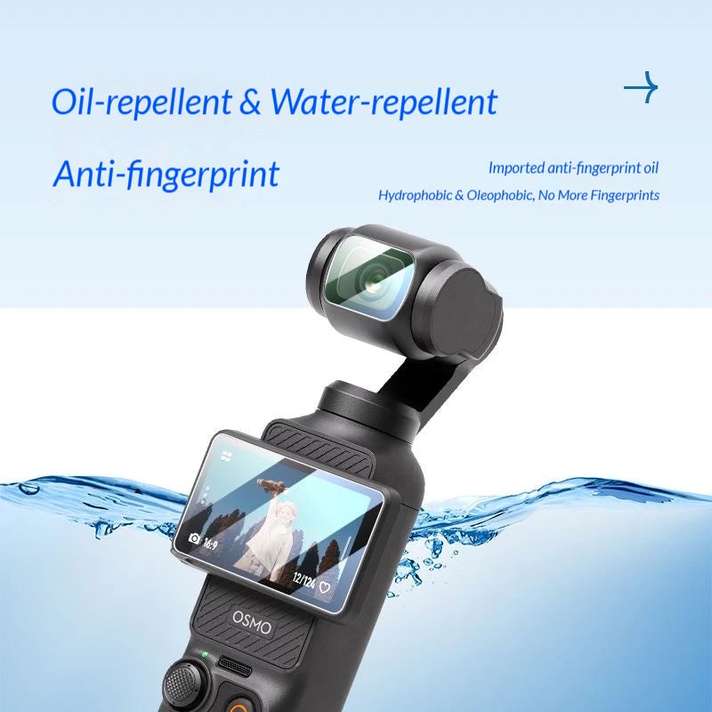 DJI OSMO Pocket 4/3/2 HD Tempered Glass Screen & Lens Protector