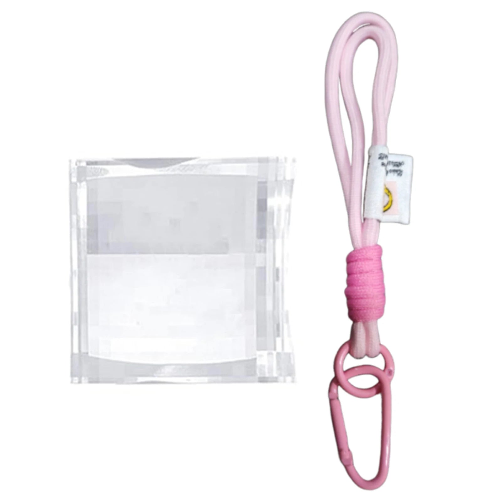 Pixel-Art Filter Keychain | Pixelated Lens Bag & Key Pendant