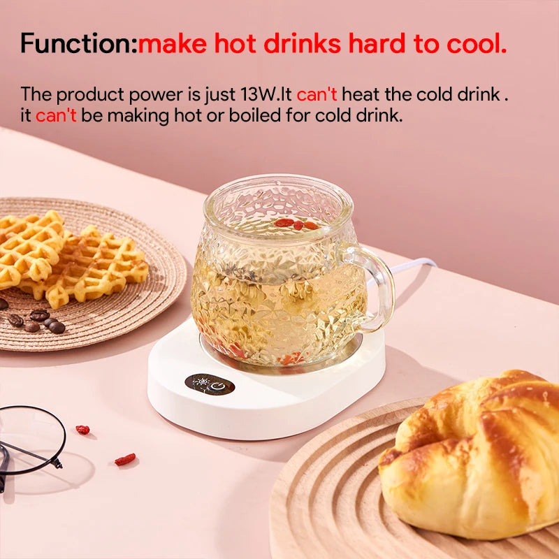 Cup Warmer Thermostatic Temperature for Coffee Milk Tea Water DC 5V USB Heating Pad Mug Heater For Home Office Desk Oasis Select