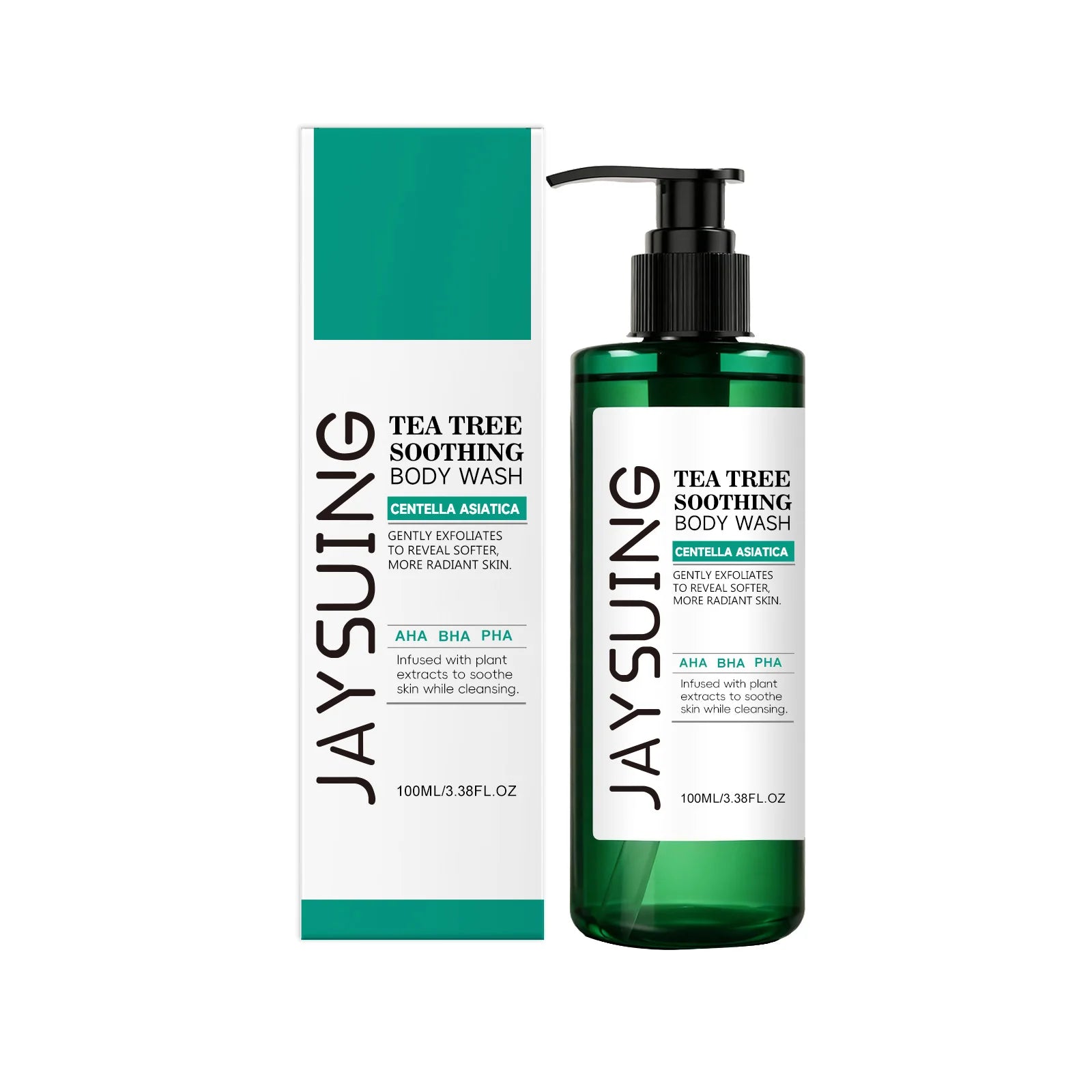 Centella Tea Tree Body Wash Deep Clean Refresh Cool Soothe Sensitive Nourish Calm Skin Discomfort Repair Skin Barrier Shower Gel Oasis Select 100ml Boxed Moisturizing