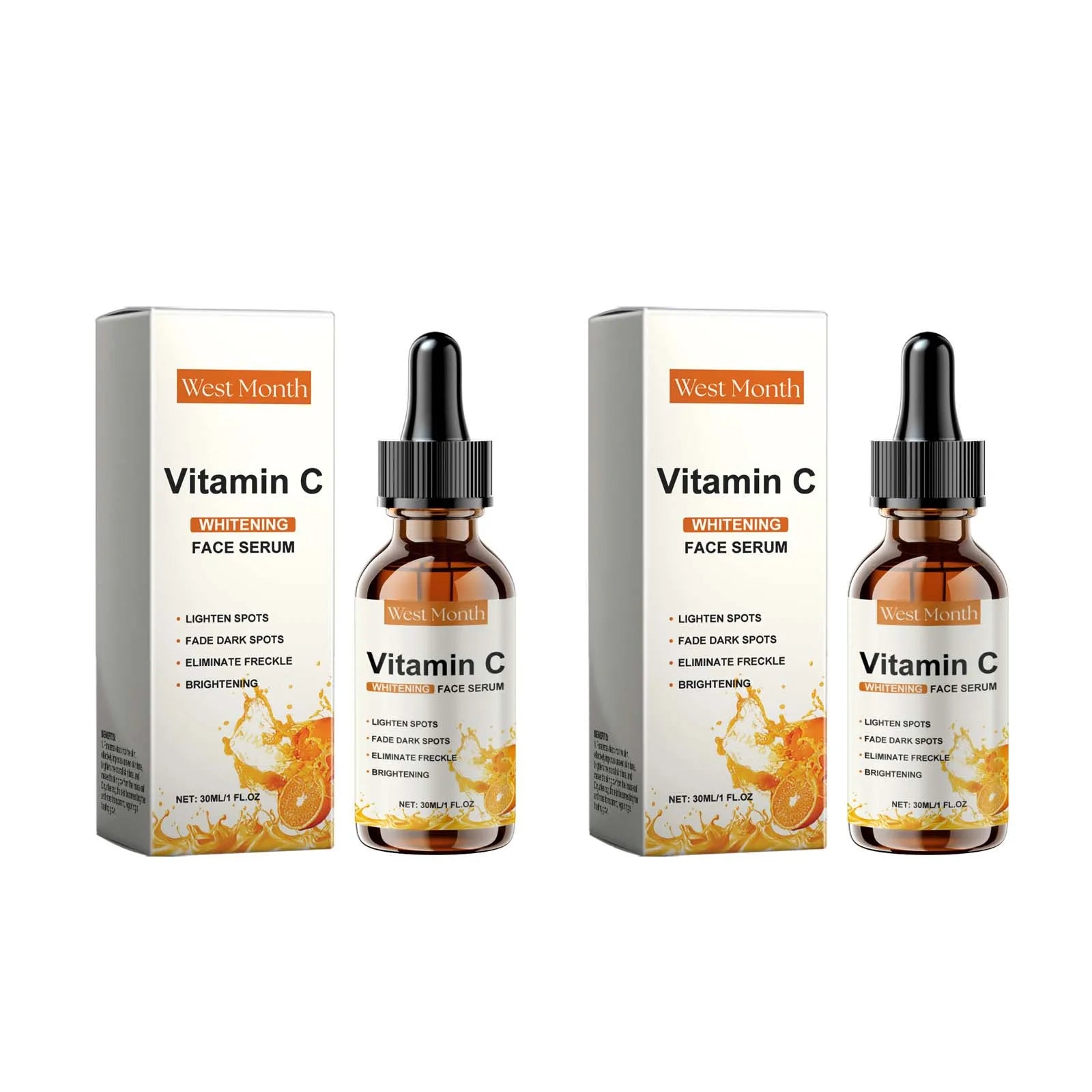 Vitamin C Face Serum – Brightening Dark Spot Remover 30ml Vitamin C Face Serum Oasis Select 2 x 30ml Boxed