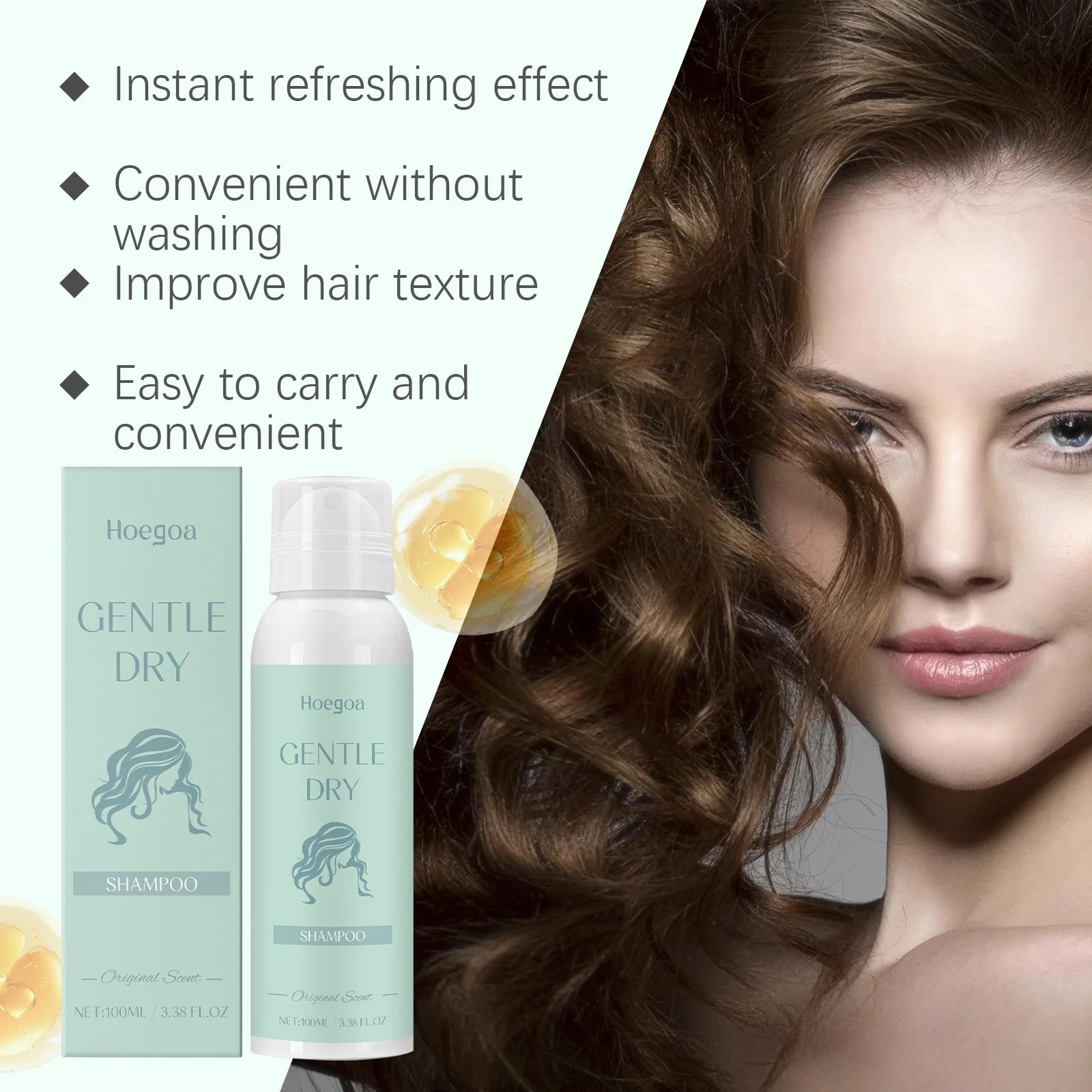 Dry Shampoo Spray – Oil Control, Volume & Shine | 100ml