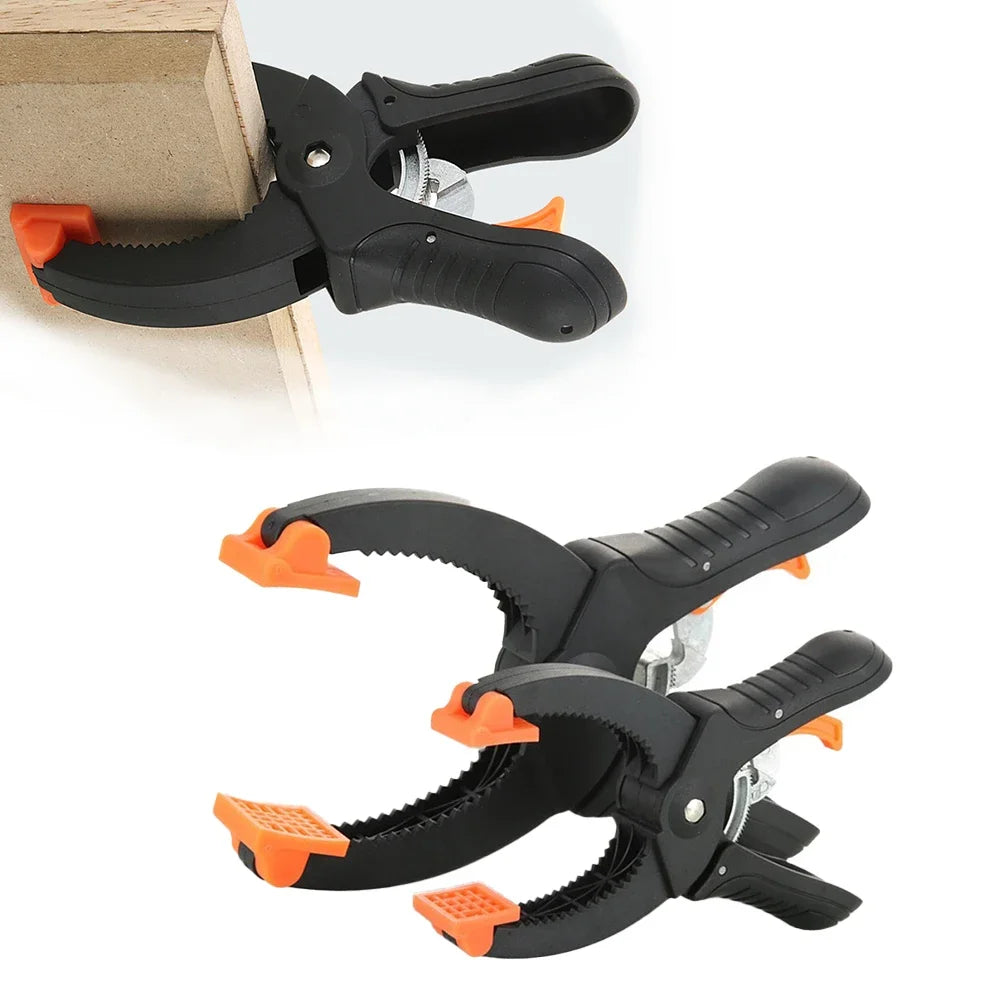 6" & 8" Ratcheting Hand Clamps – Nylon DIY Woodworking Clamp