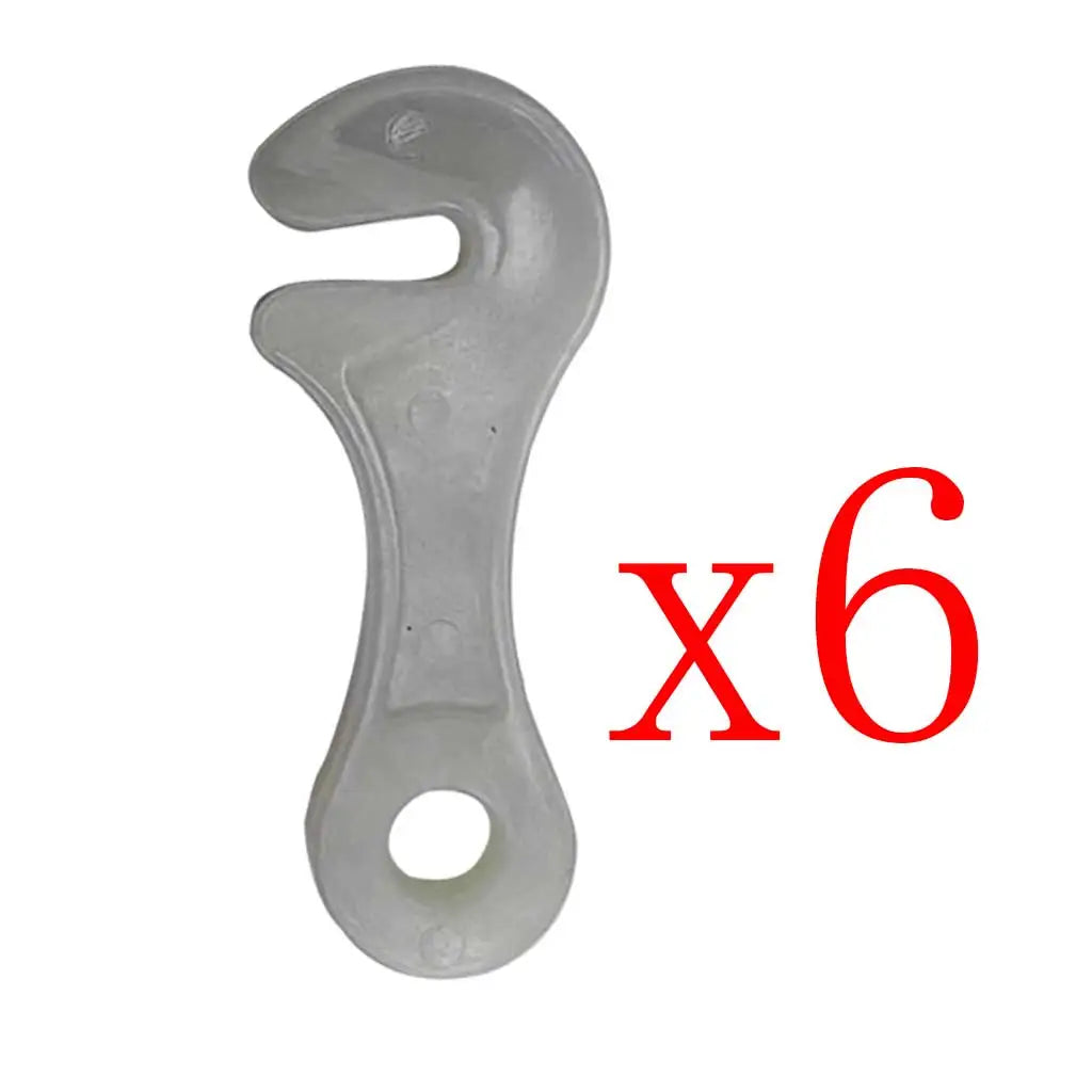 6pc 10pc Luminous Tent Clips Camping Plastic Canopy Buckle Hiking Tent Clips Strong Lock Grip Secure Clamp Tent Rope Lock Oasis Select 6 Piece