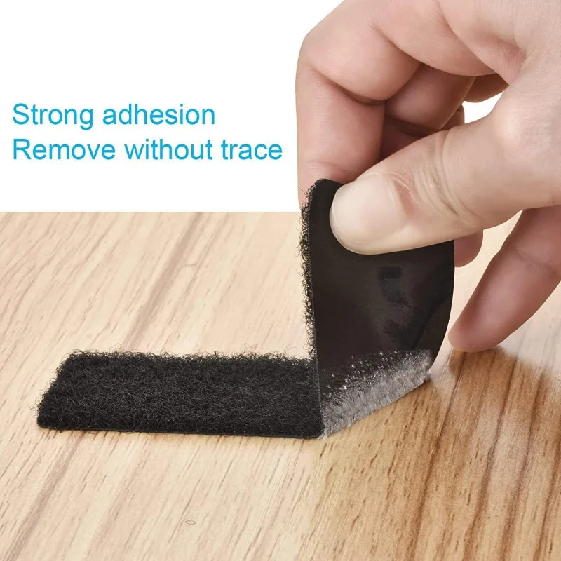 Self-Adhesive Fastener Tape Extra Strong Home Carpet Fixing Sticker Auto Adhesive Fixing Double Side Hook-and-loop Fastener Oasis Select