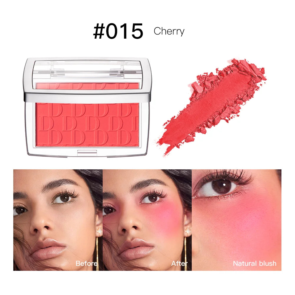 Blush Matte Natural Cheek Tint Brighten Face Waterproof Face Contouring Cosmetics Blush Powder Soft Female Makeup For Cheeks Oasis Select 015