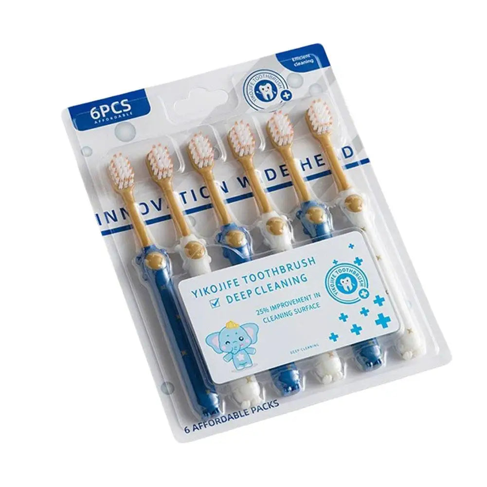 6-Pack Soft Bristle Toothbrush – Sensitive Teeth & Gums Soft Bristle Toothbrush Oasis Select for child