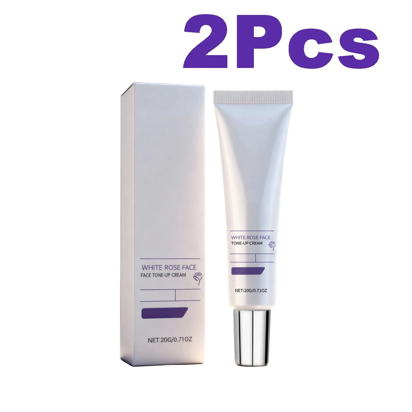 Hoygi White Rose Day Cream – Niacinamide & Hyaluronic Acid Brightening Face Cream Oasis Select 2 x 20g Boxed